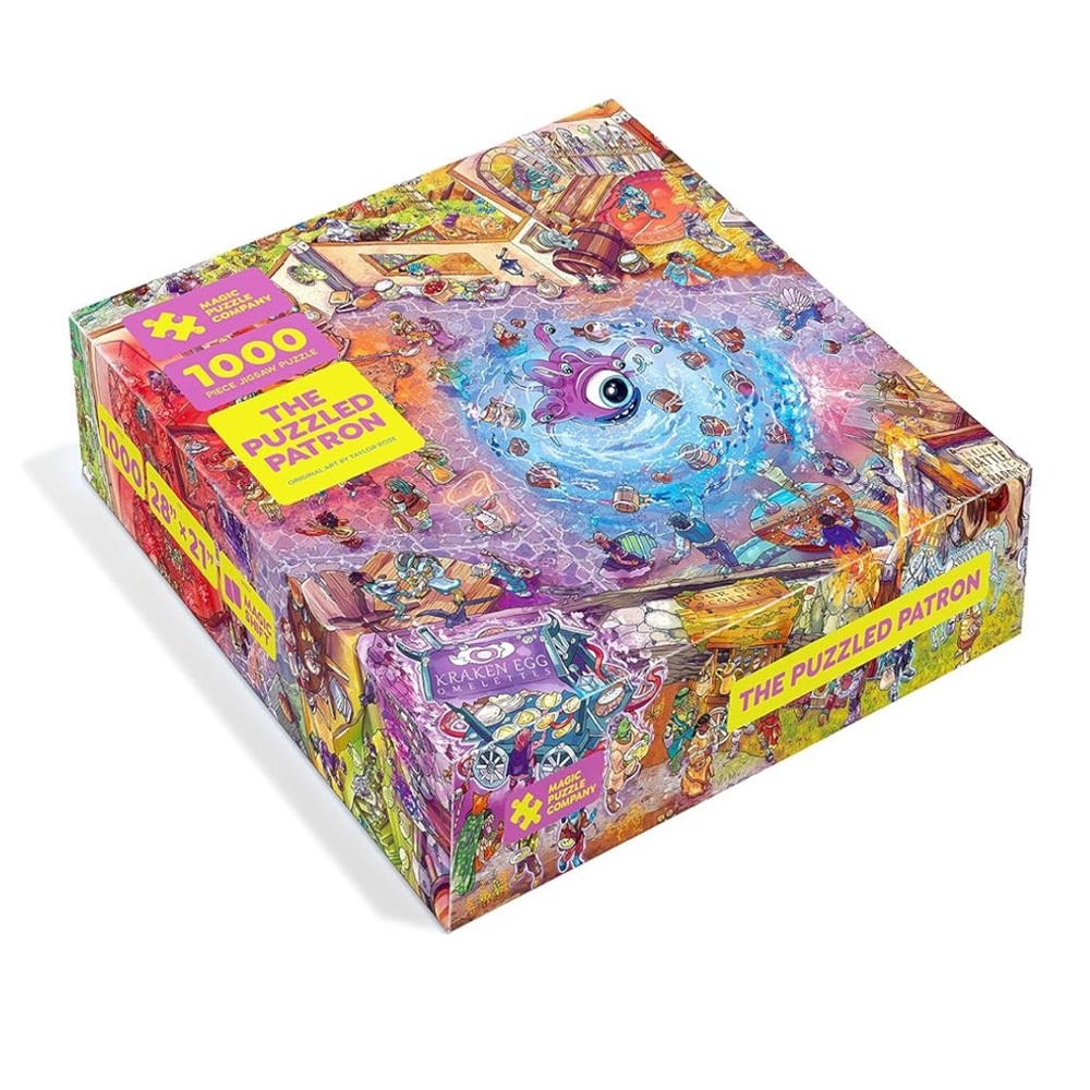 “The Puzzled Patron” - The Magic Puzzle Company 1000 Piece Puzzle